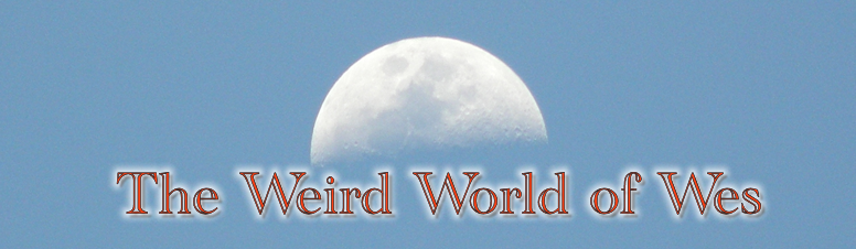 Weird World of Wes Moon logo. Copyright © Wes Pinter