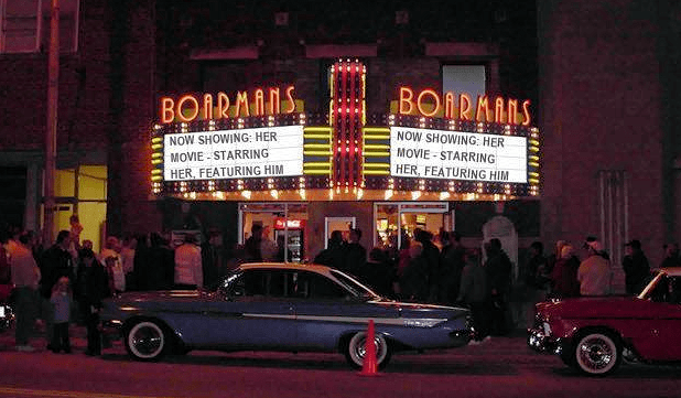 Her Movie - Theater Sign